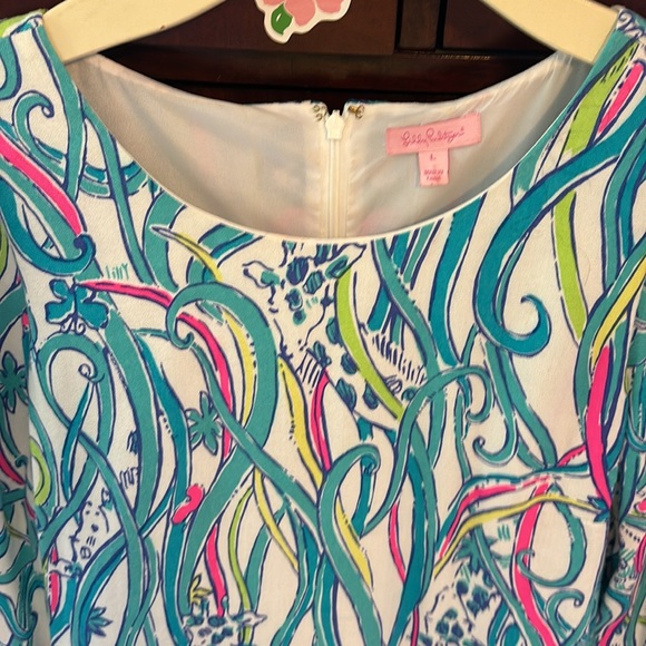 Lilly Pulitzer Print L/S 'Colette' Tunic Length Print Dress - Picture 3 of 10
